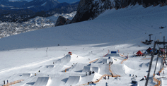 skiing at dachstein glacier