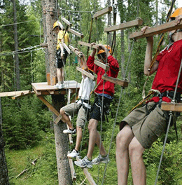 highrope park in Altenmarkt